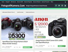 Tablet Screenshot of fotografikamera.com